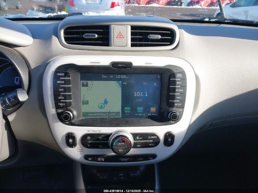 2016 Kia Soul Ev + VIN: KNDJX3AE5G7011492 Lot: 43910014