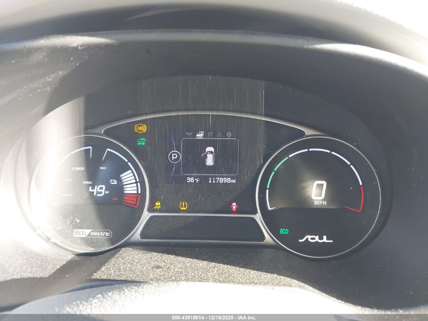 2016 Kia Soul Ev + VIN: KNDJX3AE5G7011492 Lot: 43910014