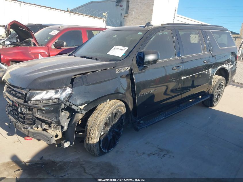 2021 Chevrolet Suburban 4Wd Z71 VIN: 1GNSKDKD5MR348282 Lot: 43910018