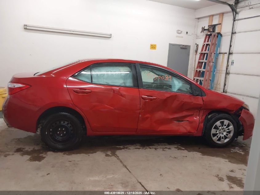 2016 Toyota Corolla Le VIN: 5YFBURHE4GP477256 Lot: 43910029