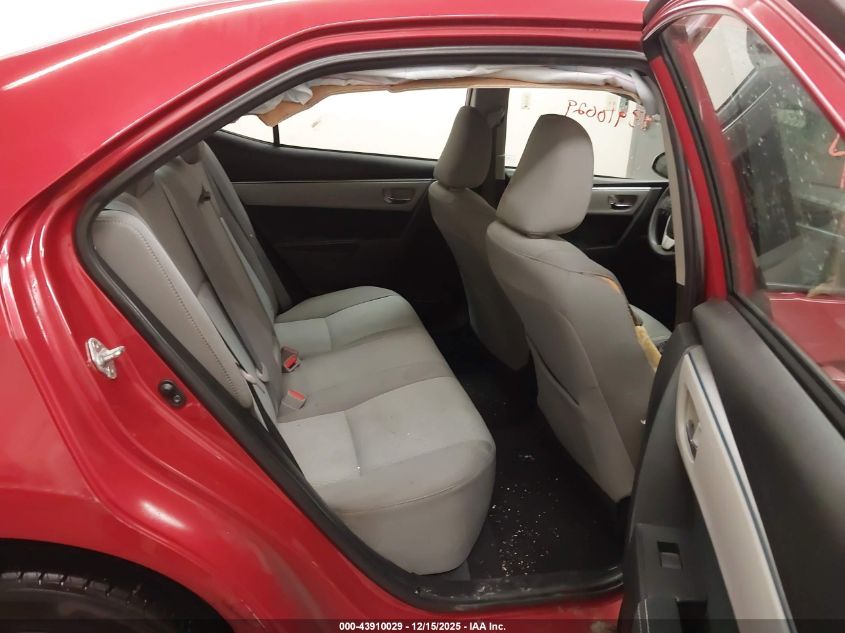 2016 Toyota Corolla Le VIN: 5YFBURHE4GP477256 Lot: 43910029