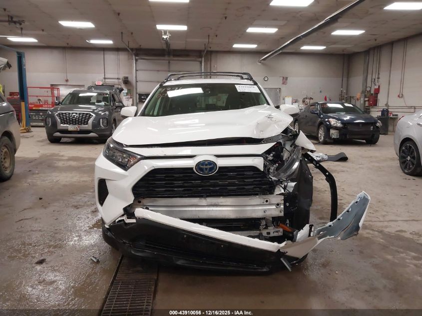 2019 Toyota Rav4 Hybrid Le VIN: JTMMWRFVXKD030108 Lot: 43910056