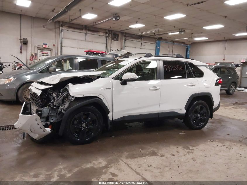 2019 Toyota Rav4 Hybrid Le VIN: JTMMWRFVXKD030108 Lot: 43910056