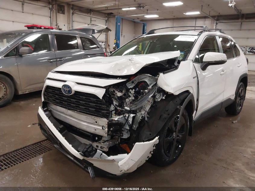 2019 Toyota Rav4 Hybrid Le VIN: JTMMWRFVXKD030108 Lot: 43910056