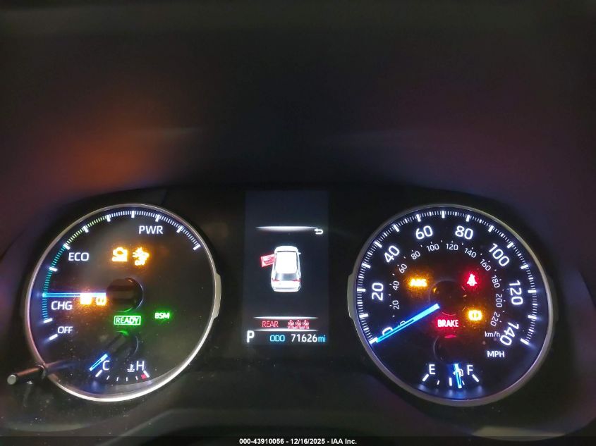 2019 Toyota Rav4 Hybrid Le VIN: JTMMWRFVXKD030108 Lot: 43910056