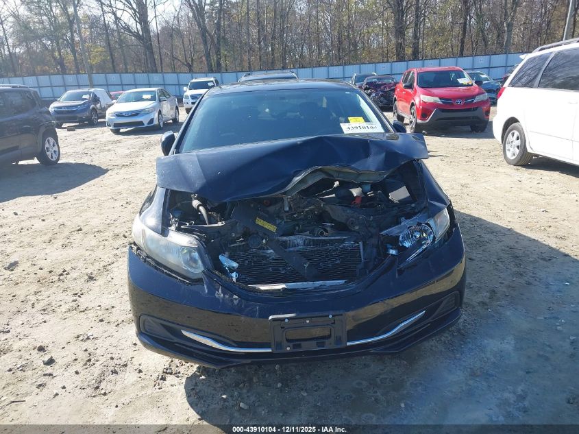 2014 Honda Civic Lx VIN: 19XFB2F55EE046912 Lot: 43910104