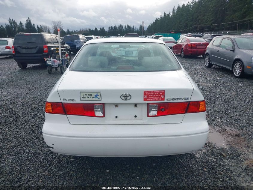 2001 Toyota Camry Le VIN: 4T1BG22K91U837611 Lot: 43910127