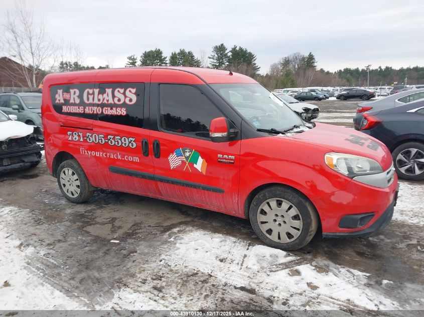 2016 Ram Promaster City Tradesman Slt VIN: ZFBERFBT8G6C59323 Lot: 43910130