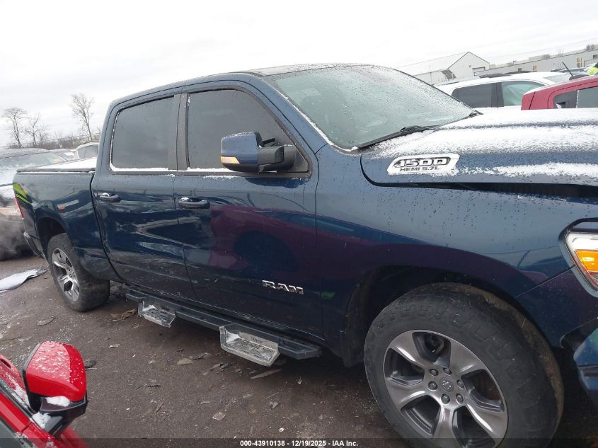 2021 Ram 1500 Big Horn 4X4 6'4 Box VIN: 1C6SRFMT3MN617317 Lot: 43910138