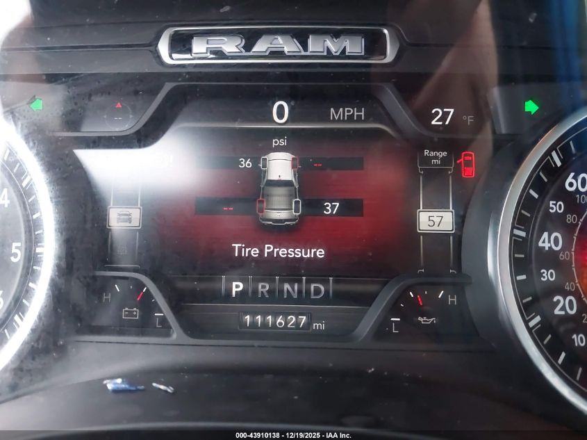 2021 Ram 1500 Big Horn 4X4 6'4 Box VIN: 1C6SRFMT3MN617317 Lot: 43910138