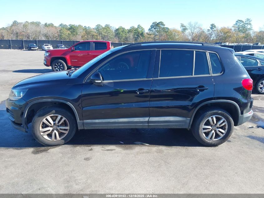 2017 Volkswagen Tiguan 2.0T/2.0T S VIN: WVGAV7AX6HK019951 Lot: 43910153