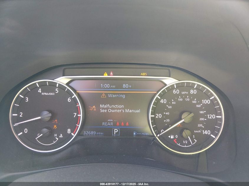 2023 Nissan Altima Sv Fwd VIN: 1N4BL4DV6PN411323 Lot: 43910177