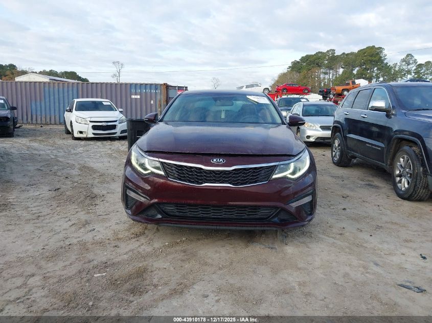 2020 Kia Optima Lx VIN: 5XXGT4L39LG430583 Lot: 43910178
