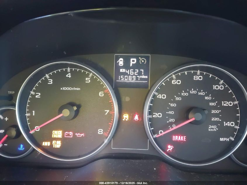 2014 Subaru Legacy 2.5I Premium VIN: 4S3BMBC61E3037802 Lot: 43910179