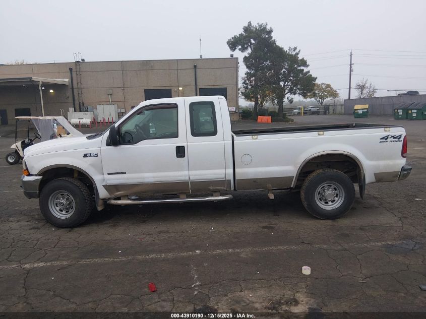 2001 Ford F-250 Lariat/Xl/Xlt VIN: 3FTNX21F01MA06217 Lot: 43910190