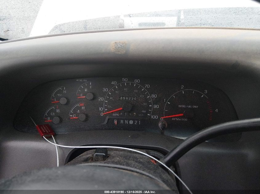 2001 Ford F-250 Lariat/Xl/Xlt VIN: 3FTNX21F01MA06217 Lot: 43910190