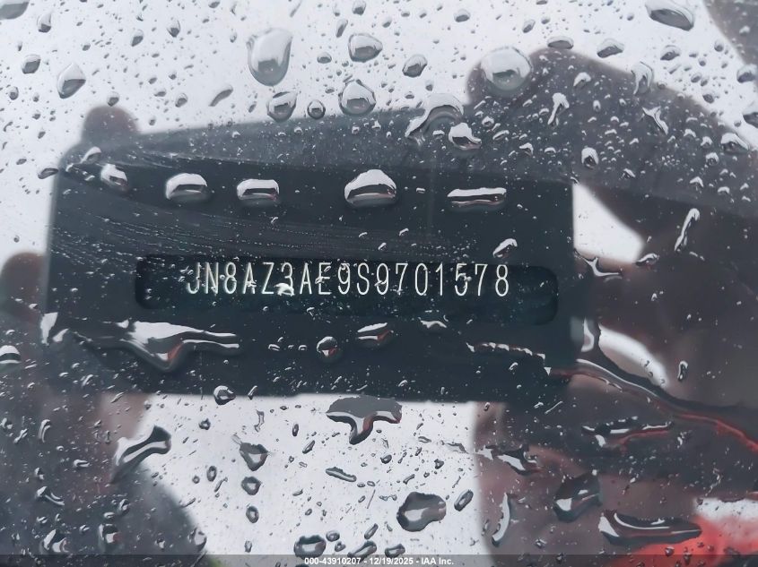 2025 Infiniti Qx80 Pure Awd VIN: JN8AZ3AE9S9701578 Lot: 43910207