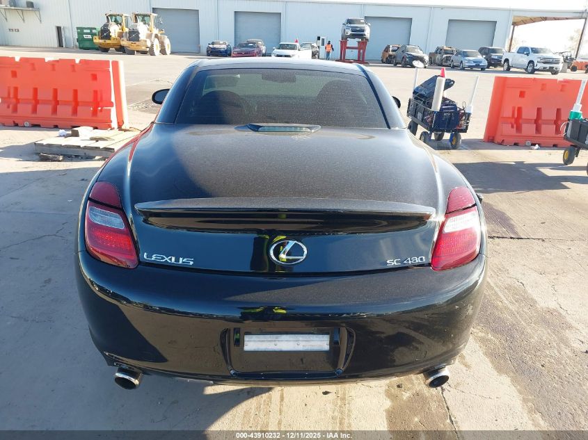 2008 Lexus Sc 430 VIN: JTHFN45Y089020241 Lot: 43910232