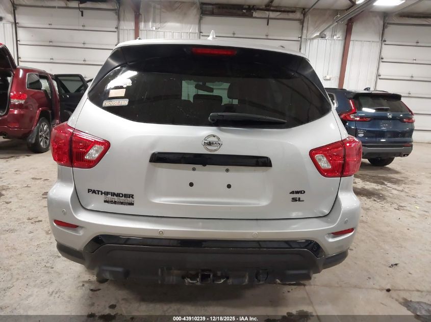 2019 Nissan Pathfinder Sl VIN: 5N1DR2MM2KC637632 Lot: 43910239