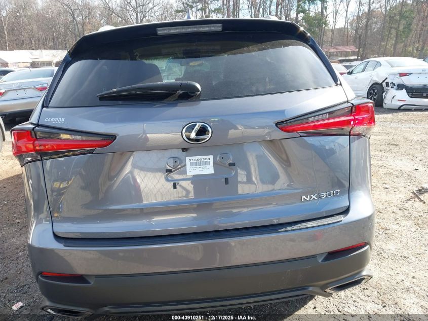 2021 Lexus Nx 300 VIN: JTJDARBZ2M2197968 Lot: 43910251