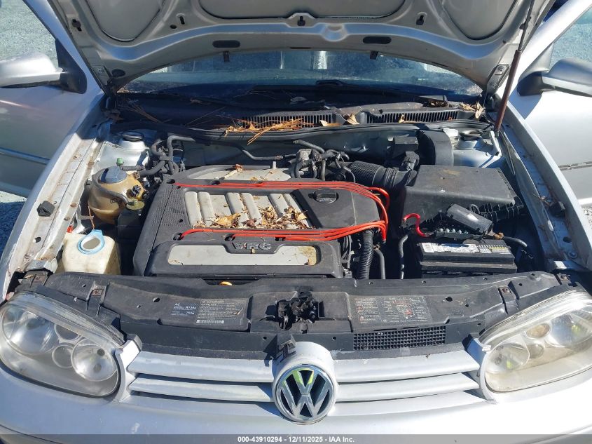 2001 Volkswagen Gti Glx VIN: 9BWPG61J614041205 Lot: 43910294