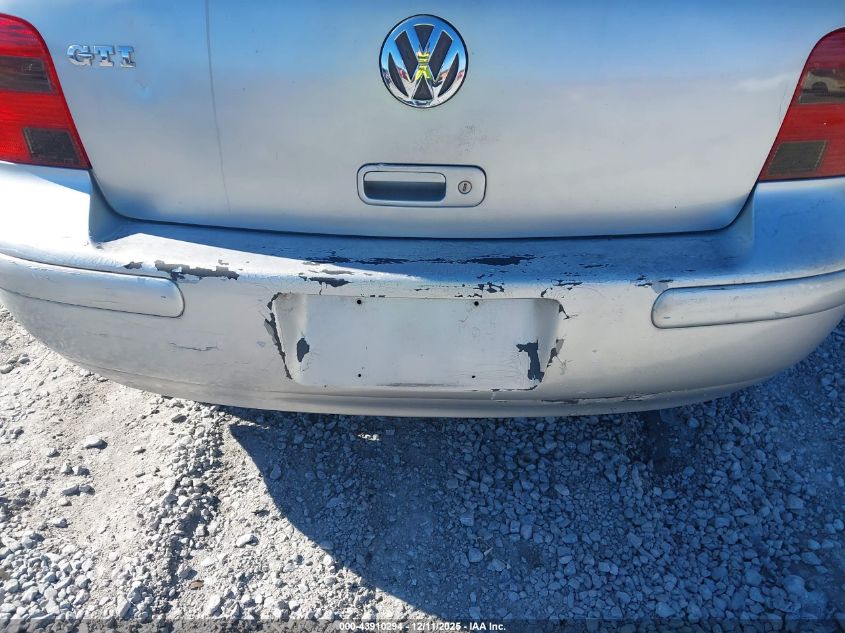 2001 Volkswagen Gti Glx VIN: 9BWPG61J614041205 Lot: 43910294