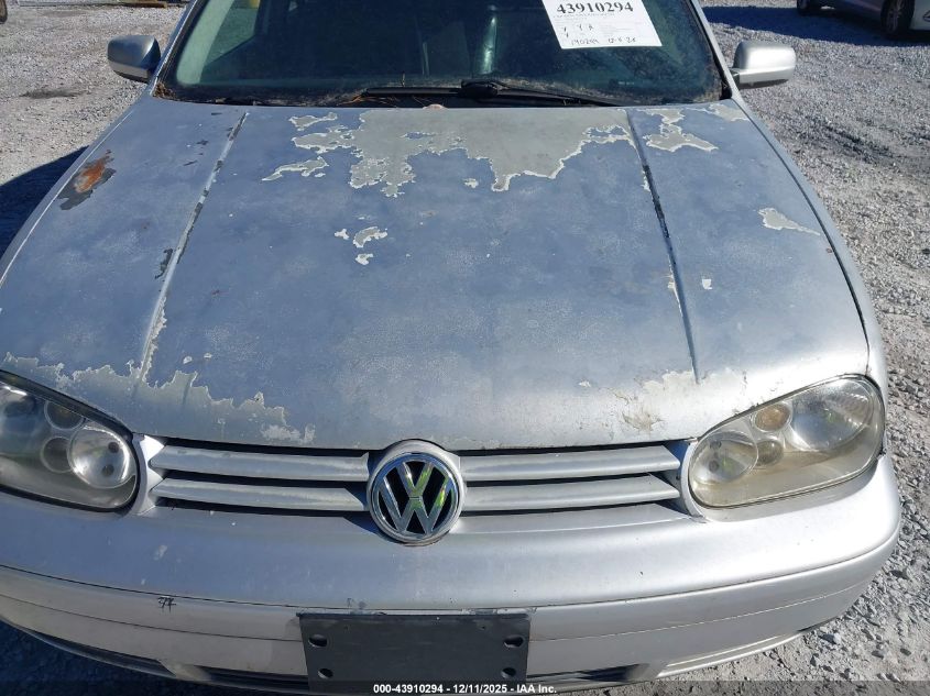 2001 Volkswagen Gti Glx VIN: 9BWPG61J614041205 Lot: 43910294