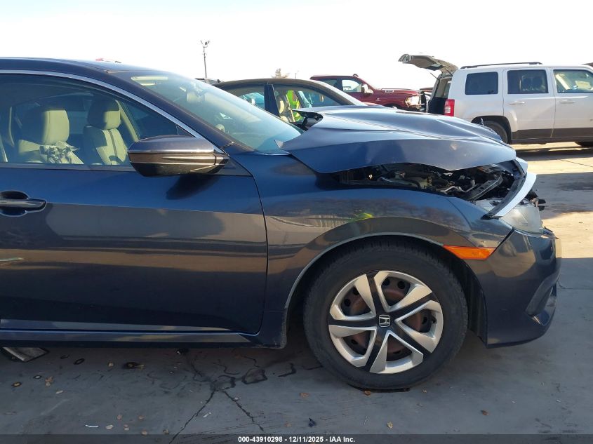 2018 Honda Civic Lx VIN: 19XFC2F55JE012024 Lot: 43910298