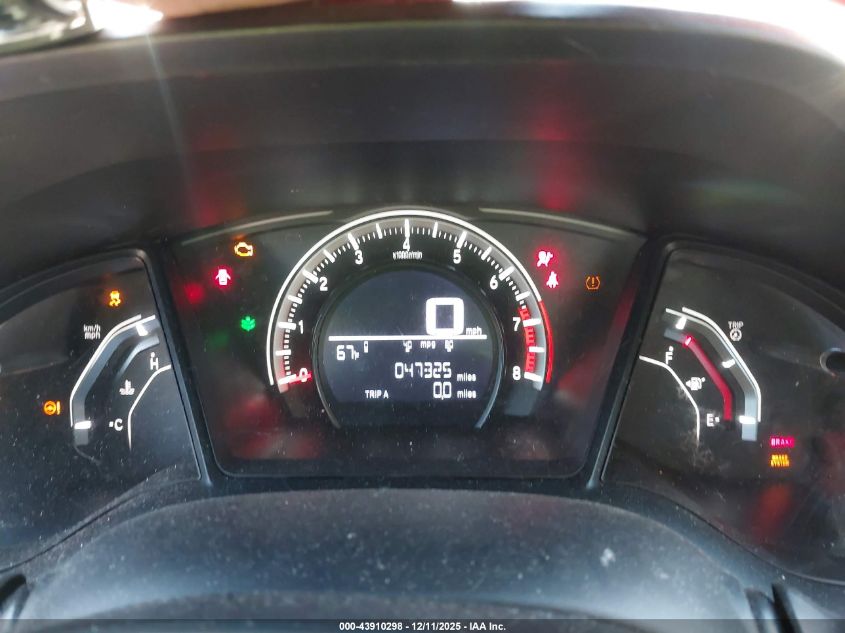 2018 Honda Civic Lx VIN: 19XFC2F55JE012024 Lot: 43910298