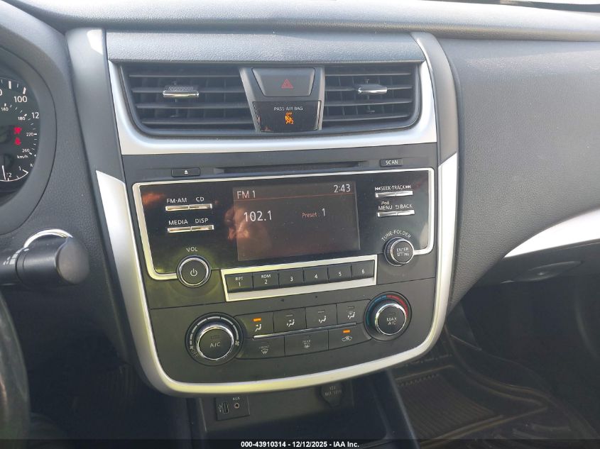 2017 Nissan Altima 2.5 Sr VIN: 1N4AL3AP2HN341932 Lot: 43910314