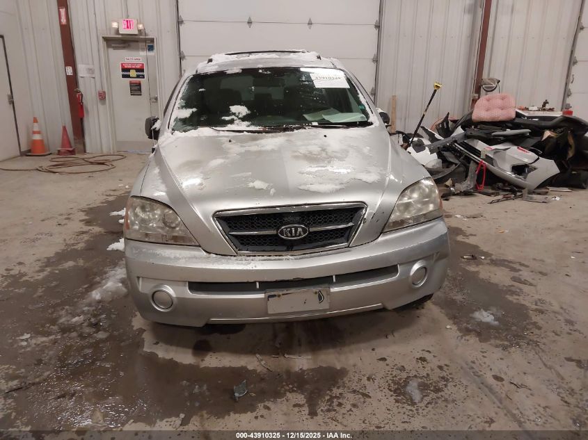 2006 Kia Sorento Ex/Lx VIN: KNDJC733065572580 Lot: 43910325