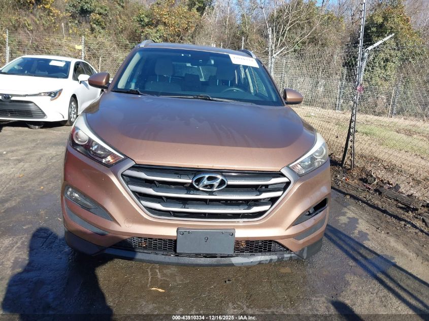 2016 Hyundai Tucson Se VIN: KM8J3CA49GU022706 Lot: 43910334