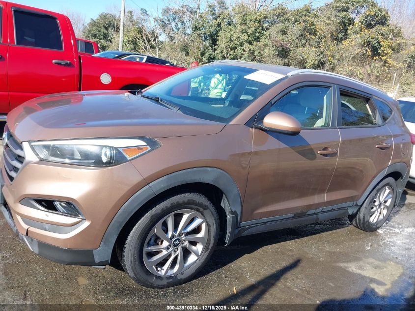 2016 Hyundai Tucson Se VIN: KM8J3CA49GU022706 Lot: 43910334