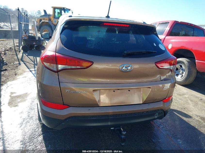 2016 Hyundai Tucson Se VIN: KM8J3CA49GU022706 Lot: 43910334