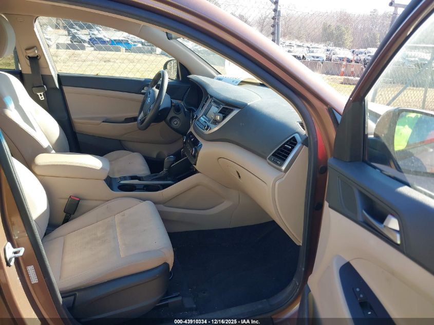 2016 Hyundai Tucson Se VIN: KM8J3CA49GU022706 Lot: 43910334