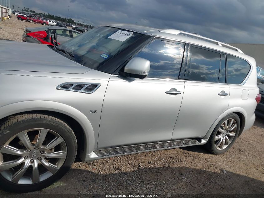 2014 Infiniti Qx80 VIN: JN8AZ2ND8E9751257 Lot: 43910345