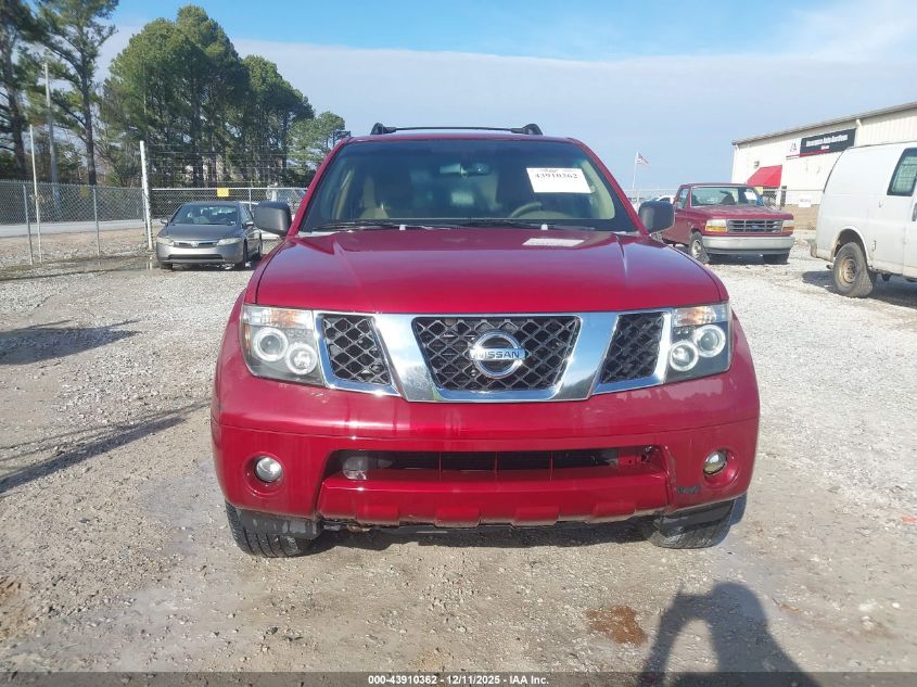2006 Nissan Pathfinder Se VIN: 5N1AR18U26C667730 Lot: 43910362