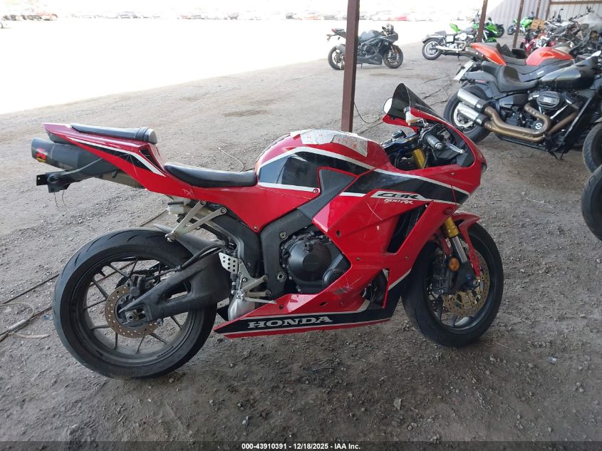 2018 Honda Cbr600 Rr VIN: JH2PC40H1JK400004 Lot: 43910391