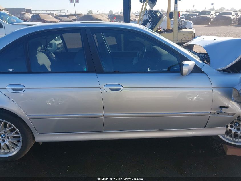 2003 BMW 530Ia VIN: WBADT63463CK41152 Lot: 43910392