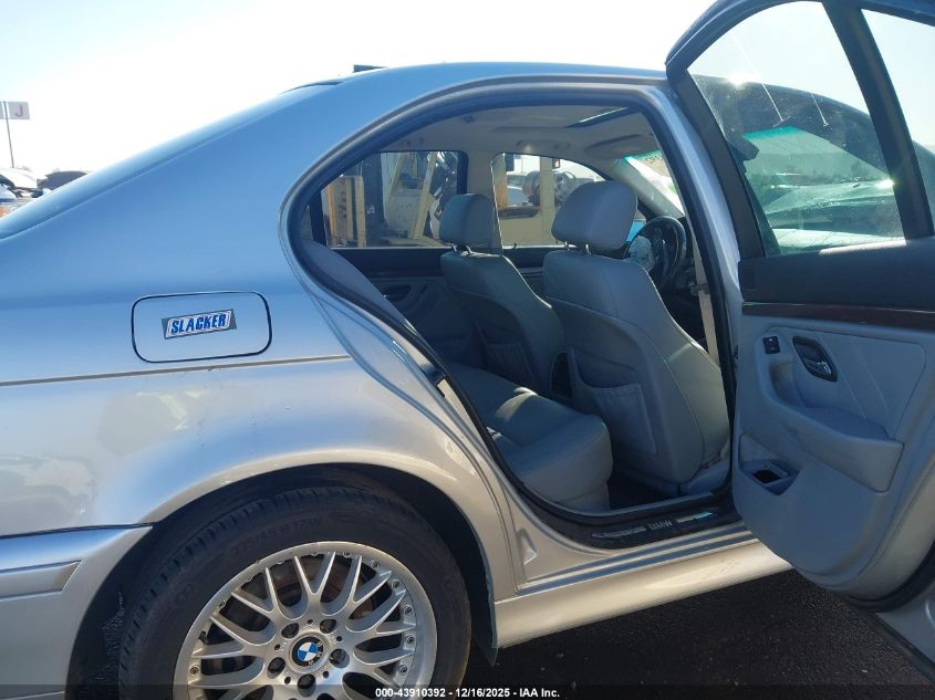 2003 BMW 530Ia VIN: WBADT63463CK41152 Lot: 43910392