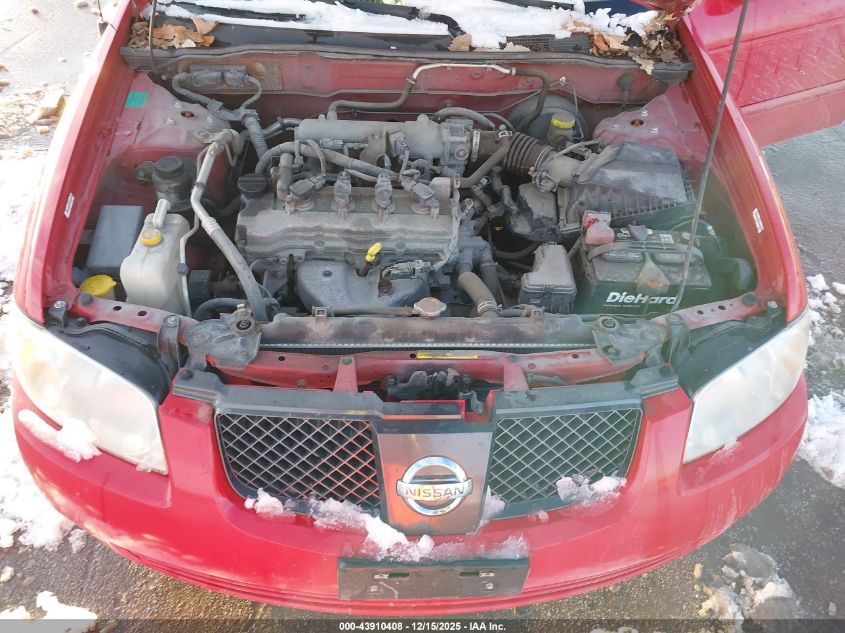 2006 Nissan Sentra 1.8S VIN: 3N1CB51D86L452167 Lot: 43910408