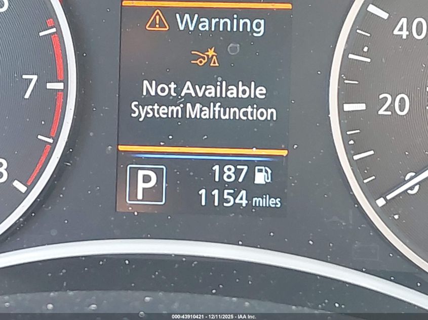 2025 Nissan Sentra S VIN: 3N1AB8BV7SY398292 Lot: 43910421