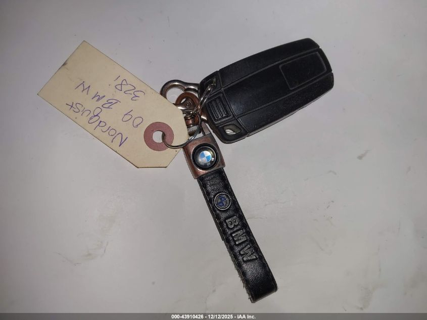 2009 BMW 328I xDrive VIN: WBAPK73549A453860 Lot: 43910426