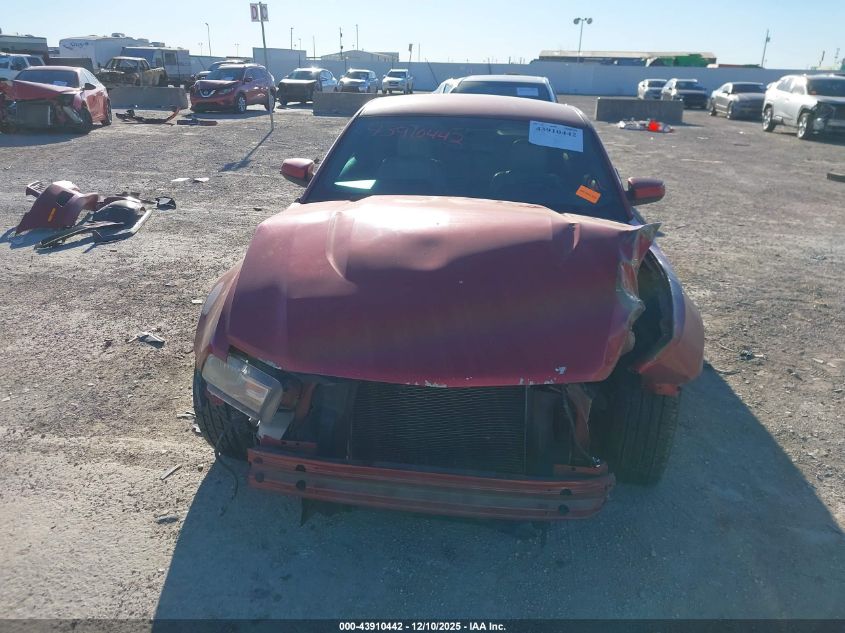 2012 Ford Mustang V6 Premium VIN: 1ZVBP8AM4C5220704 Lot: 43910442