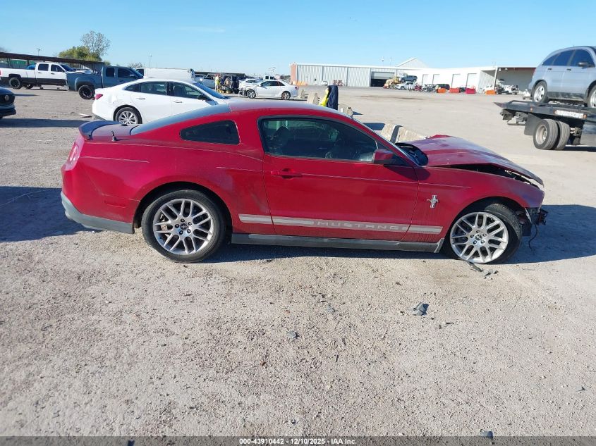 2012 Ford Mustang V6 Premium VIN: 1ZVBP8AM4C5220704 Lot: 43910442