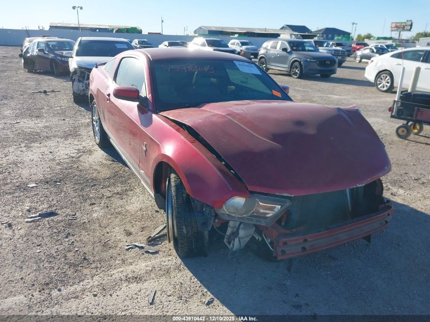 2012 Ford Mustang V6 Premium VIN: 1ZVBP8AM4C5220704 Lot: 43910442