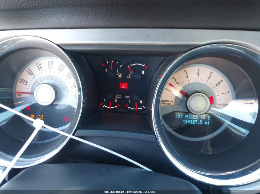 2012 Ford Mustang V6 Premium VIN: 1ZVBP8AM4C5220704 Lot: 43910442