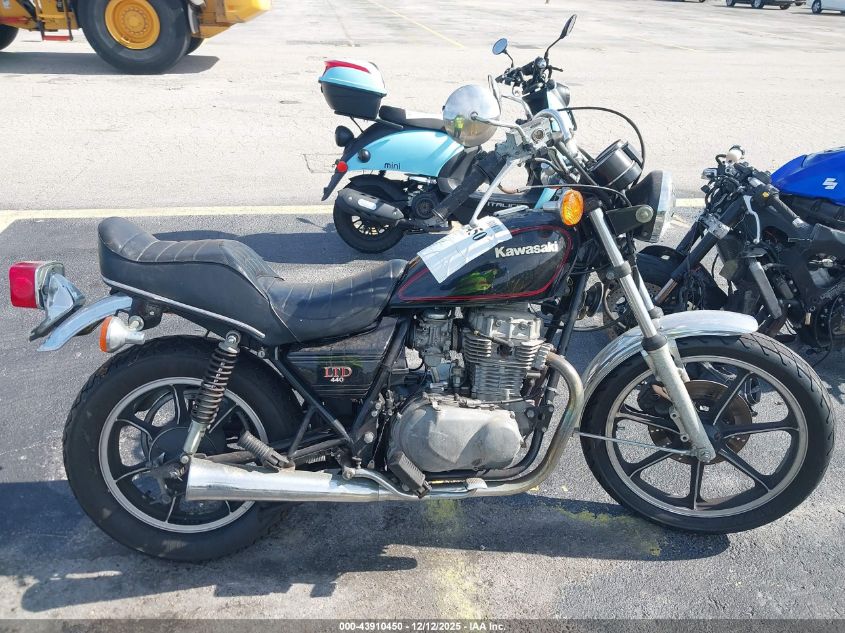 1981 Kawasaki Kz440 D VIN: JKAKZHD11BB503697 Lot: 43910450