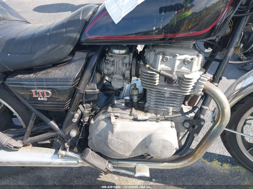 1981 Kawasaki Kz440 D VIN: JKAKZHD11BB503697 Lot: 43910450