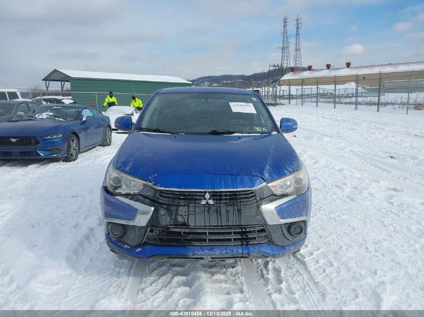2017 Mitsubishi Outlander Sport 2.0 Es/2.0 Le VIN: JA4AR3AUXHZ044537 Lot: 43910456